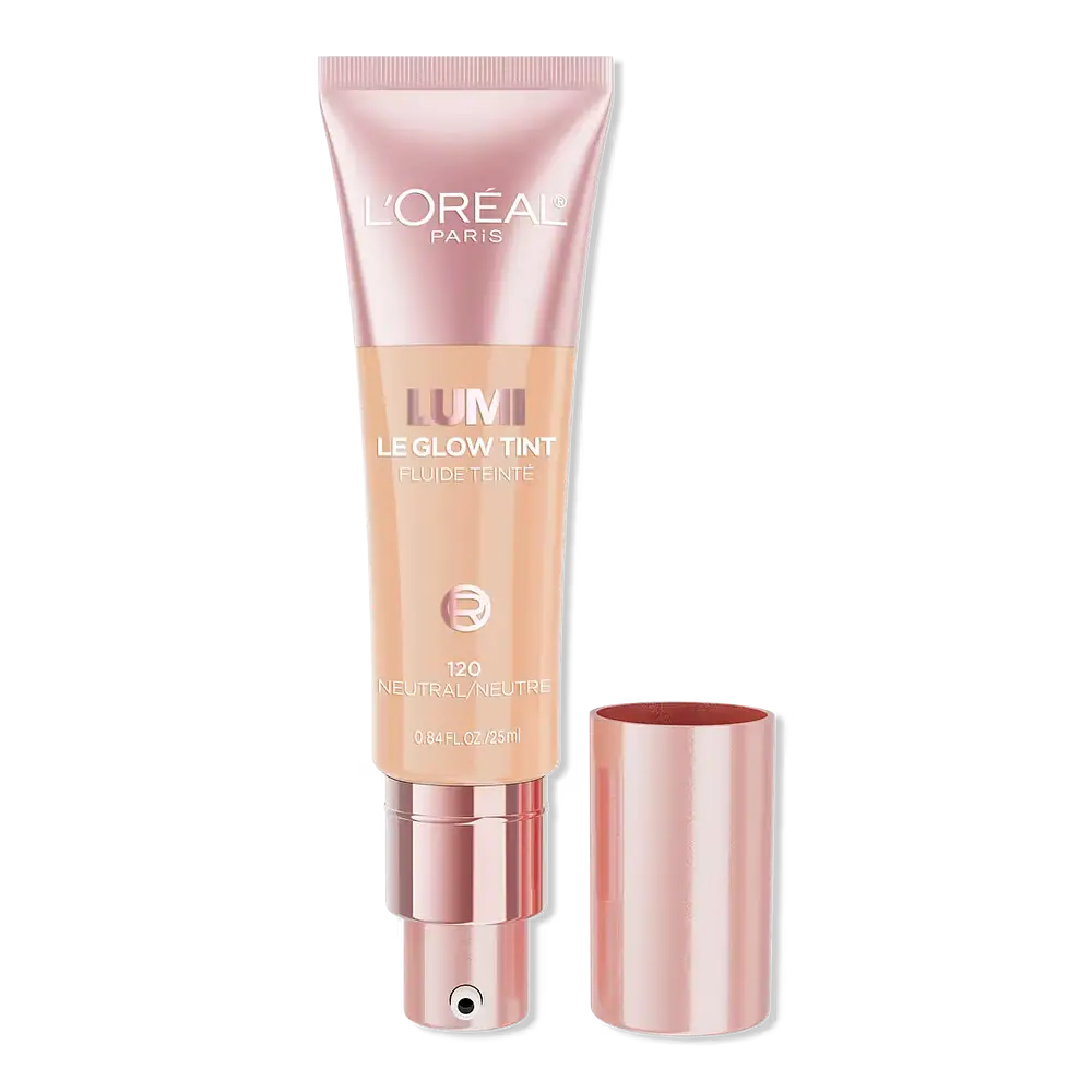 L'ORÉAL PARIS Lumi Le Glow Tint Liquid Skin Tint, 120 Neutral, 0.84 fl. oz.