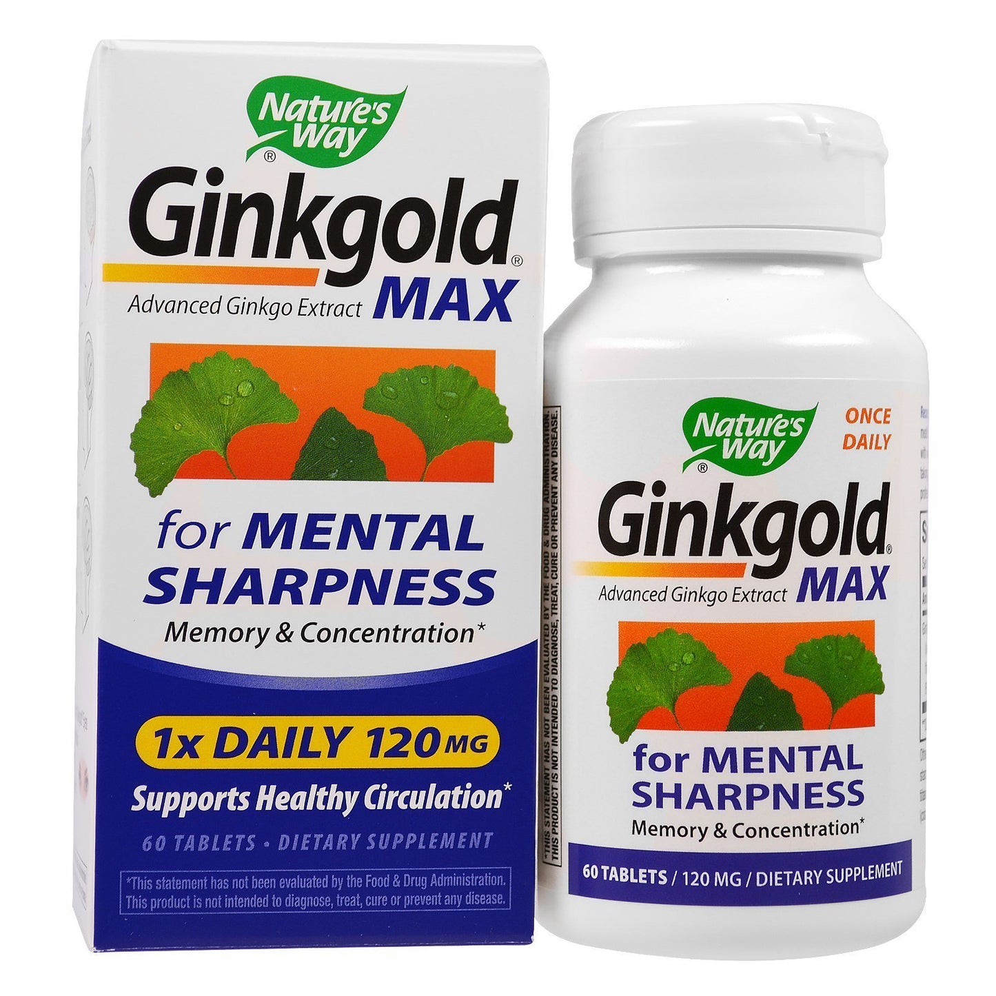 NATURE'S WAY GINKGOLD MAX 120 MG