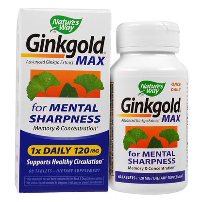 NATURE'S WAY GINKGOLD MAX 120 MG