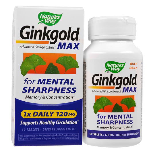 NATURE'S WAY GINKGOLD MAX 120 MG