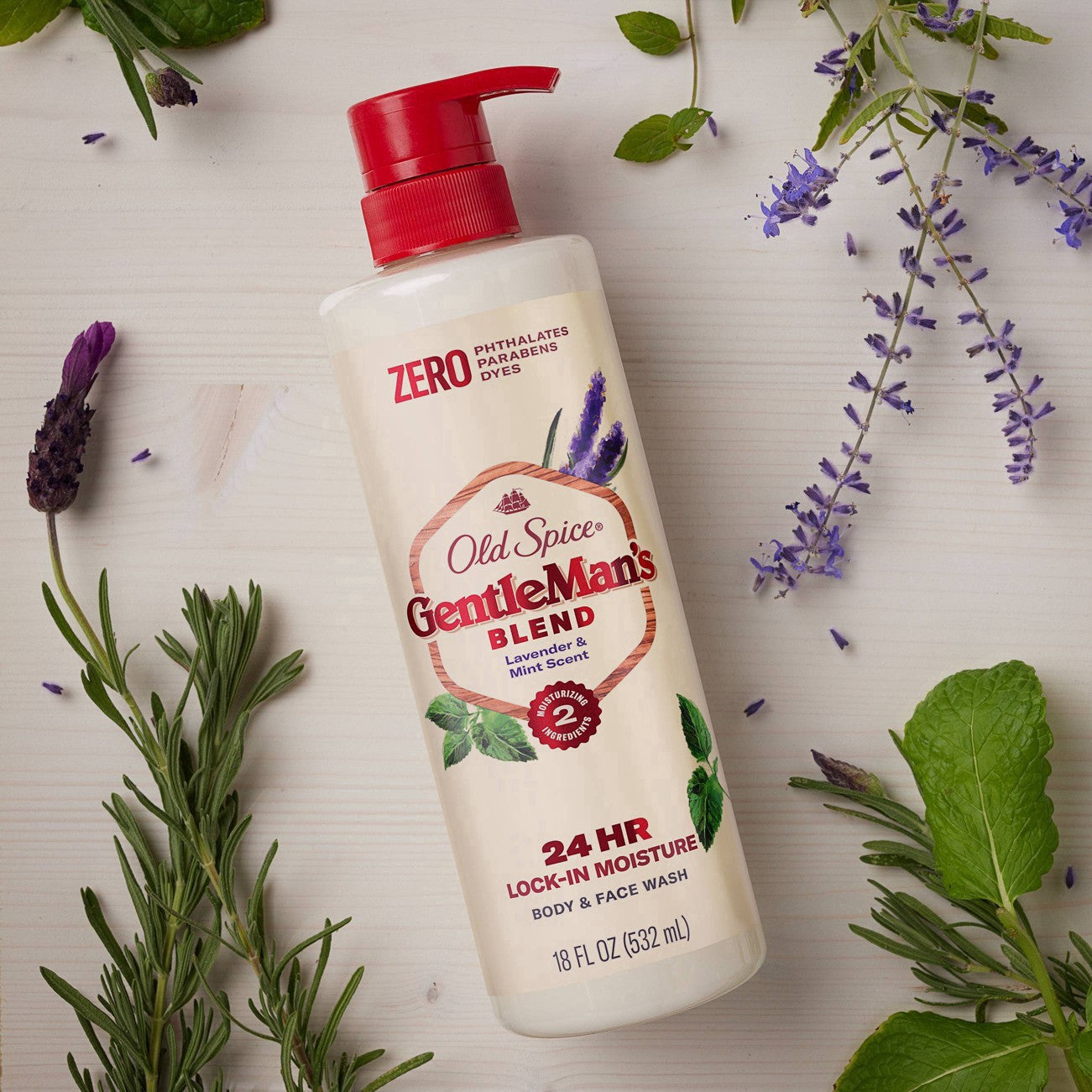Old Spice Body Wash Gentlemans Lavender + Mint 18oz