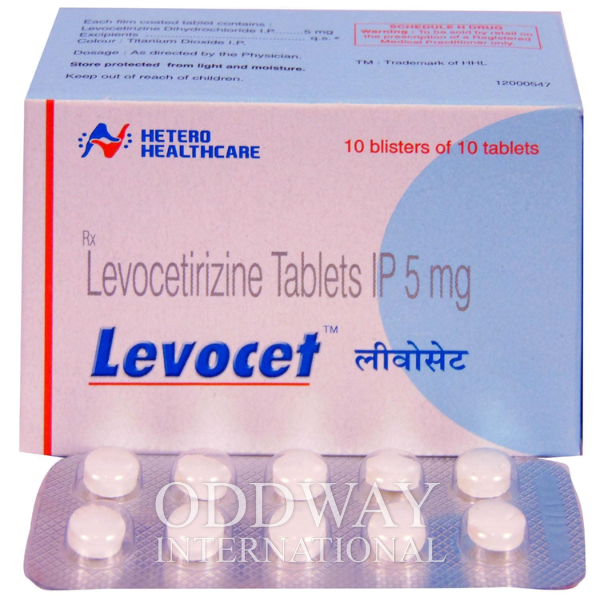 LEVOCETIRIZINE TB 5MG 90