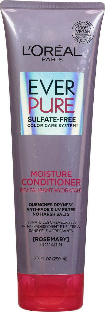 L'ORÉAL PARIS EverPure Moisture Rosemary Oil Conditioner for Dry Hair, 8.5 fl. oz.