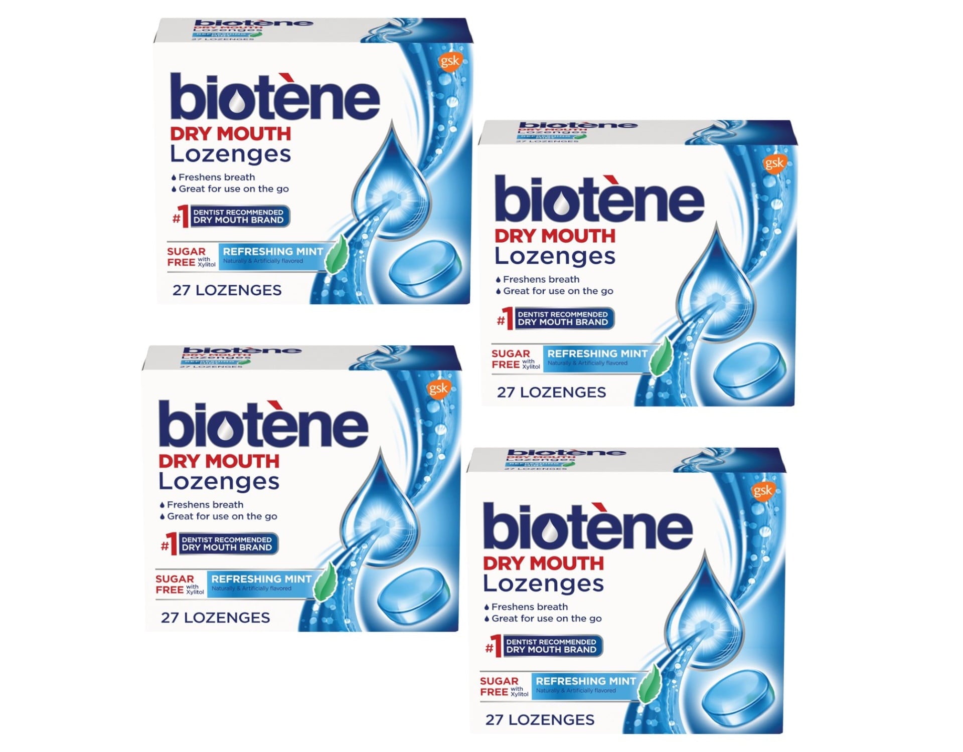 BIOTENE REFRESHING MINT LOZENGE 27 CT