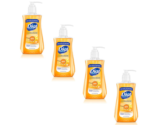 DIAL PUMP SOAP DECOR GOLD 7.5OZ