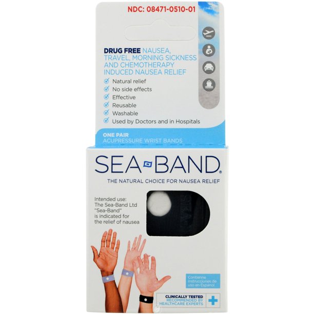 SEA-BAND WRISTBAND,ADULT,TRVL&MORN