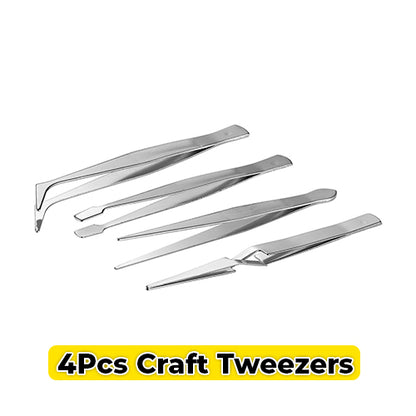 TWEEZERS PERF PROF SET 4 PC