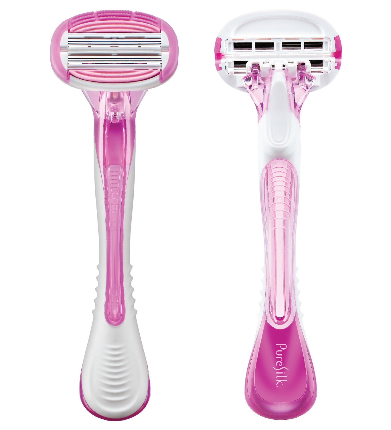 Pure Silk Razors Disposable Contour 3 (3in) 4 Count