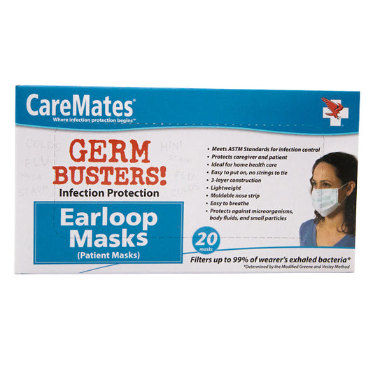 MASKS EARLOOP 50CT CAREMATES