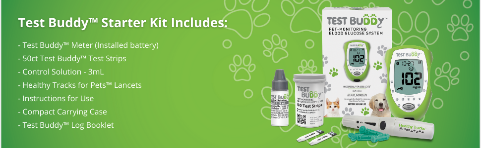 TEST BUDDY PET BLOOD GLUCS TEST STP 50CT