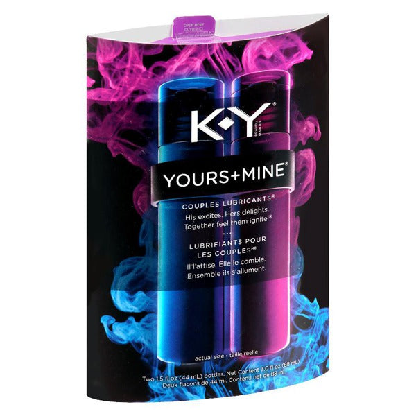 K-Y YOURS+MINE LQ 2X1.5OZ