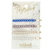 scünci Embellished Silver Bobby Pins, 20 count