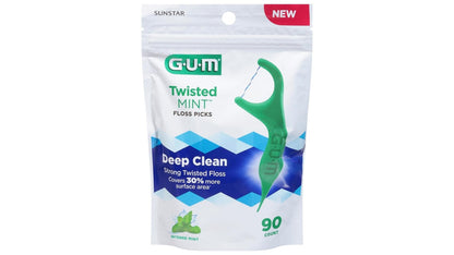 GNP FLOSS PICKS MINT 90CT