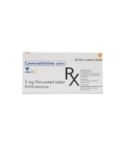 XYZAL OTC 24HR 5MG TABLET 10CT