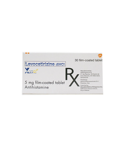 XYZAL OTC 24HR 5MG TABLET 80CT