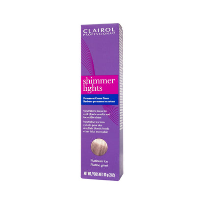 Clairol Shimmer Lights Perm Cream Toner Platinum Ice 2oz