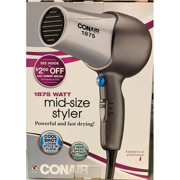 CONAIR 1875 Watt Mid Size Hair Dryer