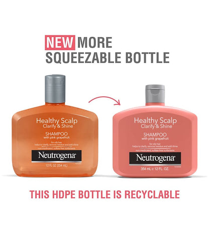 Neutrogena Shampoo Clarify And Shine Pink Grapefruit 12oz
