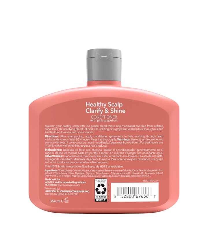 Neutrogena Conditioner Clarify And Shine Pink Grapefruit 12oz
