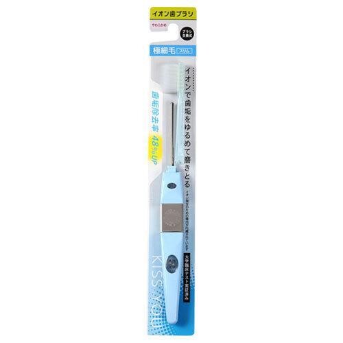 Kiss Red Toothbrush Dual Fine White Soft (20in) Display