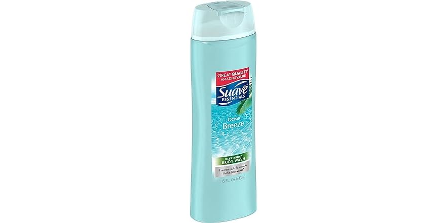 SUAVE NATURALS BODY WASH OCEAN BREZ 15OZ