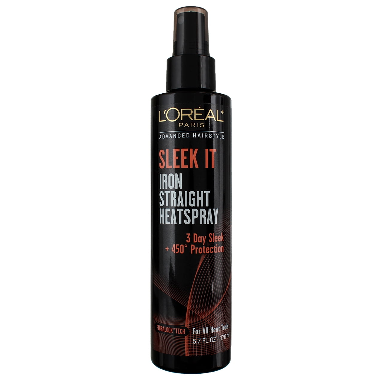 L'ORÉAL PARIS Advanced Hairstyle Sleek It Iron Straight Heat Spray, 5.7 fl. oz.