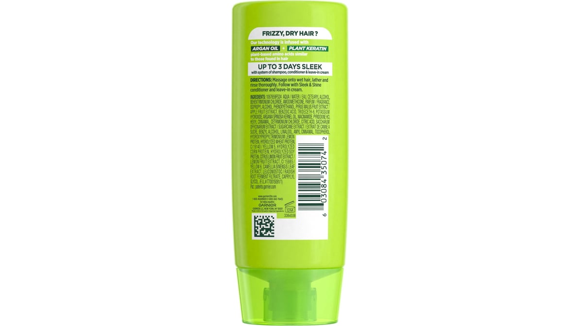 Garnier Fructis Sleek & Shine Smoothing Conditioner, 3 oz