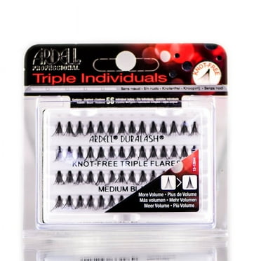 Ardell Double Individuals Knot Free Double Flares Black Long