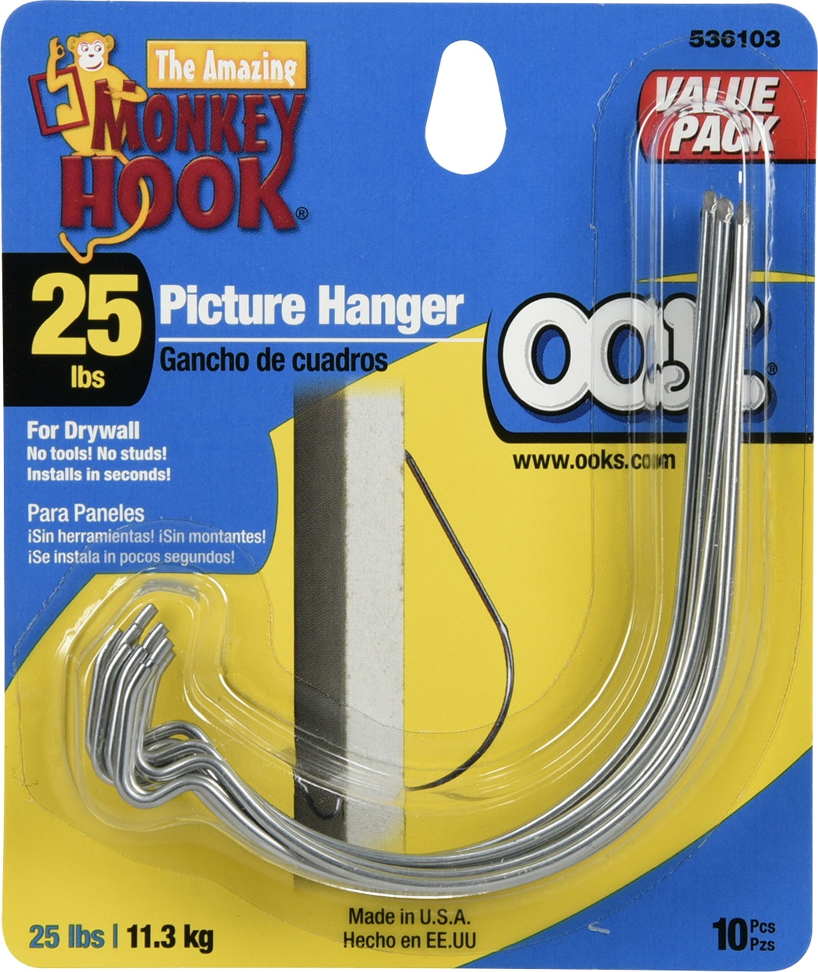 OOK 18PC ASST 1 STEP HANGER