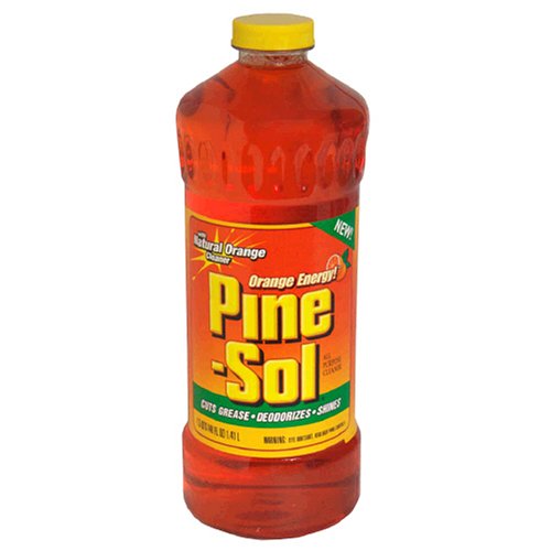 PINE SOL CLNR LQ 12X28OZ LMN SNT