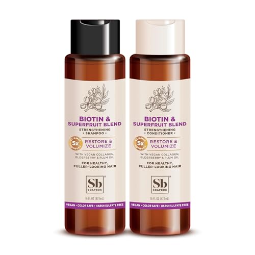 SOAPBOX BIOTIN&SUPERFRUIT SHM 16OZ