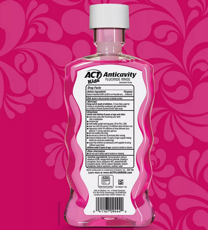 ACT KIDS MW 0.05% 500ML BUBBLEGUM