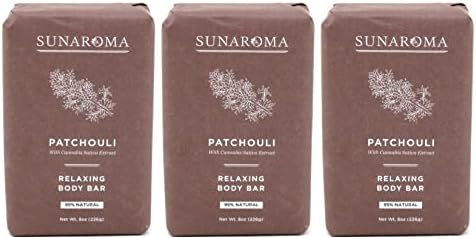 SUNAROMA PATCHOULI OIL SOAP 8OZ