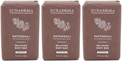 SUNAROMA PATCHOULI OIL SOAP 8OZ