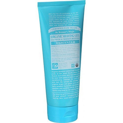 DR. BRONNER'S SHAVE GEL,OG2,BABY UNSCTD