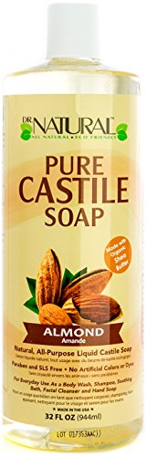 DR.NATURALS ALMOND SOAP    32OZ