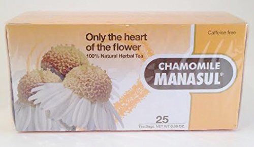 MANASUL CHAMOMILE TEA BAGS 25CT