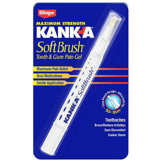 Kank-A Soft Brush Tooth & Gum Pain Gel 0.07oz Max Strength