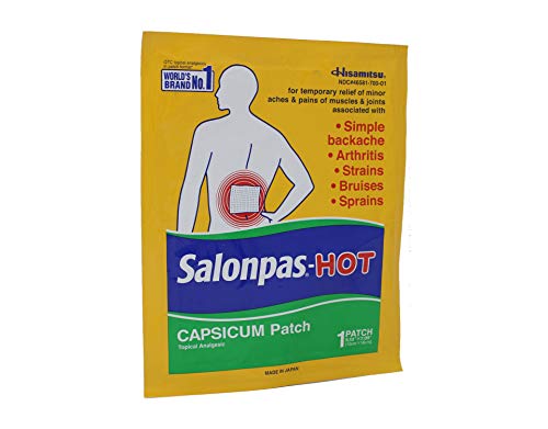 SALONPAS HOT CAPSICUM PATCH 12X3CT