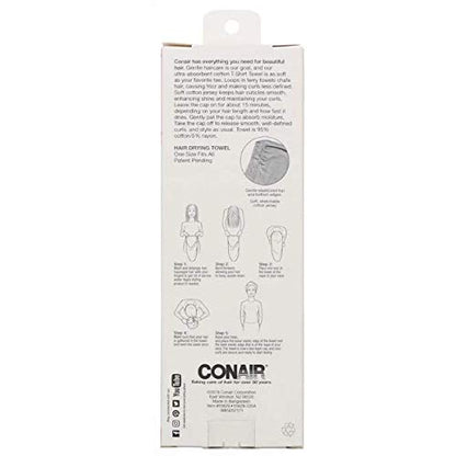 CONAIR Cotton Twist & Wrap Hair Towel