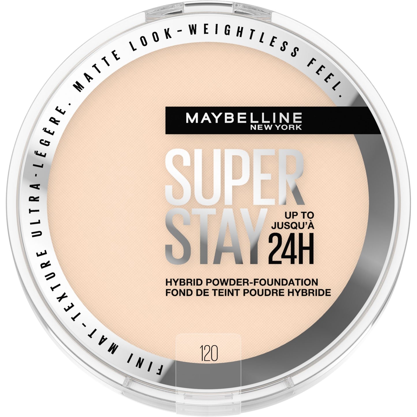 MAYBELLINE New York Super Stay Up To 24Hr Hybrid Powder-Foundation, 220, 0.21 oz