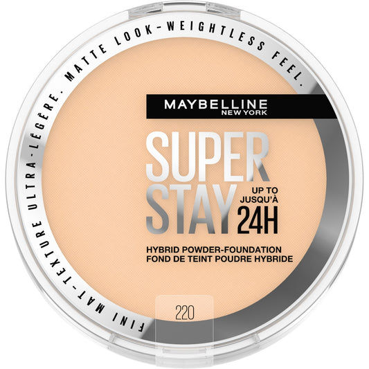 MAYBELLINE New York Super Stay Up To 24Hr Hybrid Powder-Foundation, 355, 0.21 oz