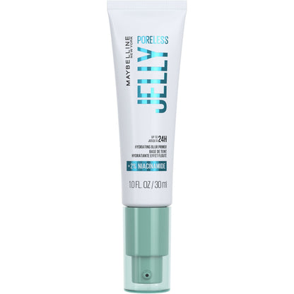 MAYBELLINE New York Poreless Jelly Hydrating Blur Face Primer with Niacinamide, 1 oz