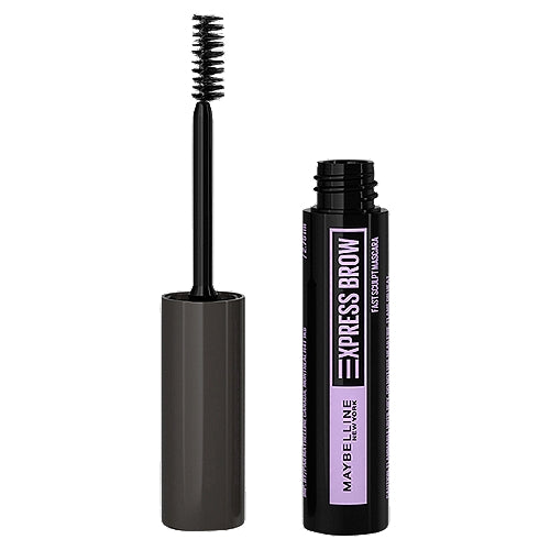 MAYBELLINE New York Express Brow Fast Sculpt Gel Brow Mascara, 260 Deep Brown, 0.09 oz