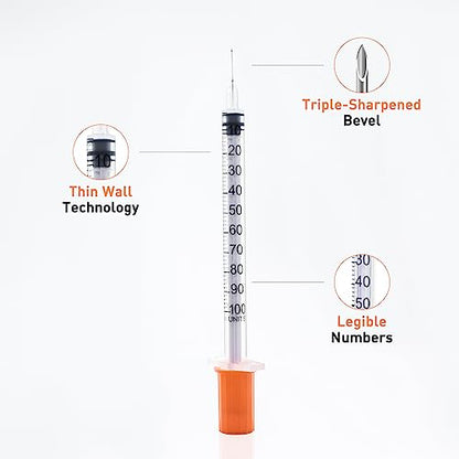 SYRINGE SY 31G 5/16 1ML 100