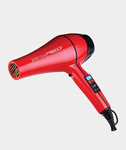 Kiss Red Dryer 2000 Watt With 2 Attachments (Ceramic Ionic)