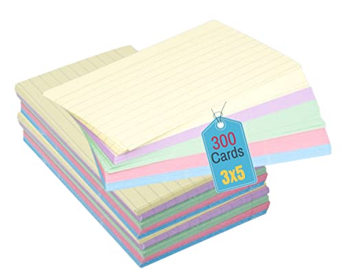 iScholar Assorted Colors 3" x 5" Index Cards