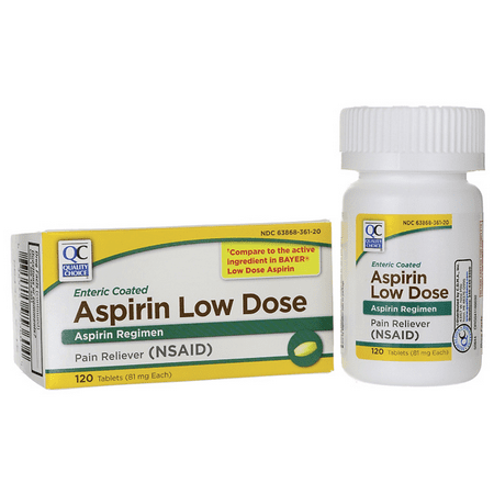ASPIRIN TB 81MG 120 LWDS PN/RLV
