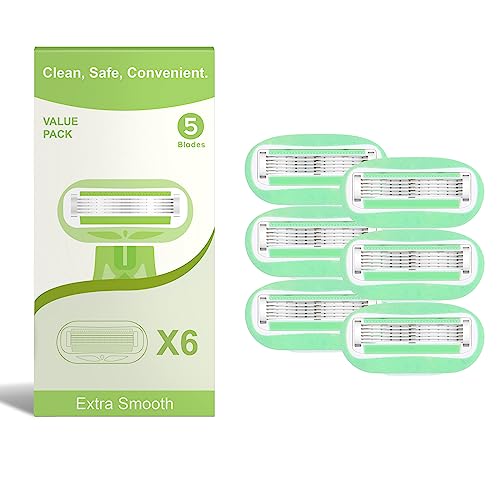 RM CleanShave Five Blade Mini Razors With 2 Refills