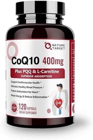 COQ10 400MG + BLK PPR SGC 40CT NAT TRU
